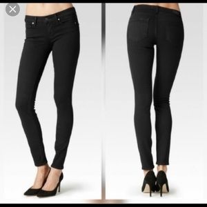 Paige vertigo ultra skinny black jeans